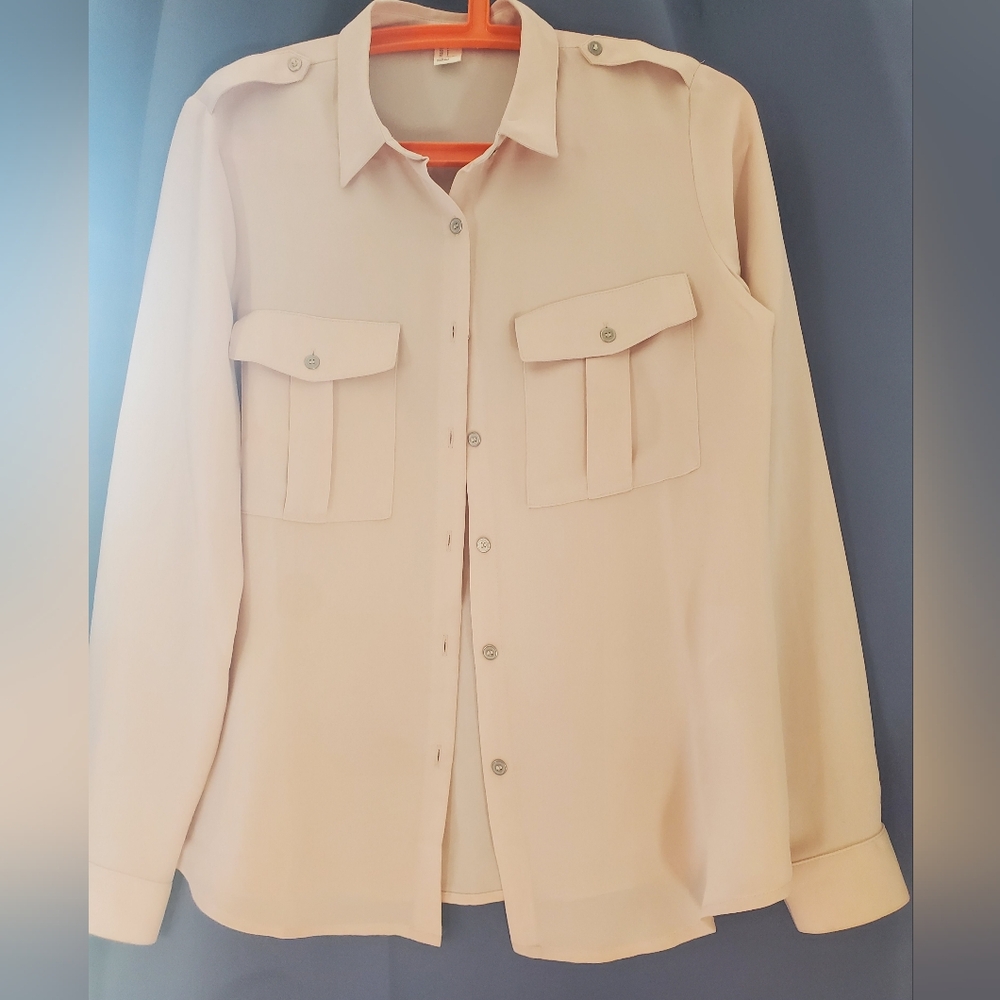 Beige dress shirt